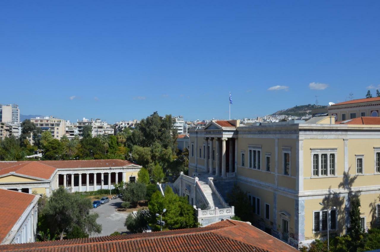 Retro Apartment At Trendy Exarcheia Athens Exterior photo